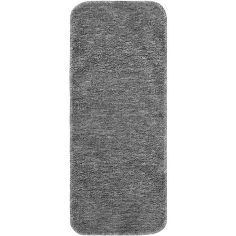 VidaXL Tapis D'escalier Antidérapants 15pcs 60x25cm Gris Rectangulaire - Gris 2 VidaXL Tapis D'escalier Antidérapants 15pcs 60x25cm Gris Rectangulaire - Gris – Image 2