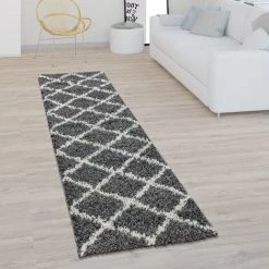 Paco Home Tapis Poils Longs, Shaggy Pour Salon, Design Scandinave Et Losanges Gris Foncé Ø 80 Cm Rond 7 Paco Home Tapis Poils Longs, Shaggy Pour Salon, Design Scandinave Et Losanges Gris Foncé Ø 80 Cm Rond -Tapis et paillasson Soldes 54158787 3
