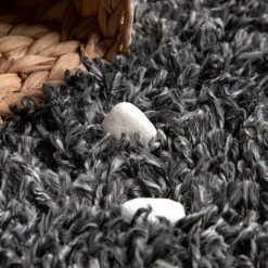 Paco Home Tapis Poils Longs, Shaggy Pour Salon, Design Scandinave Et Losanges Gris Foncé Ø 80 Cm Rond 9 Paco Home Tapis Poils Longs, Shaggy Pour Salon, Design Scandinave Et Losanges Gris Foncé Ø 80 Cm Rond -Tapis et paillasson Soldes 54158787 5