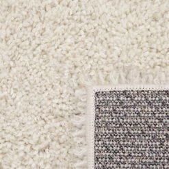 Paco Home Shaggy Tapis De Salon Poils Longs Monochrome Moelleux Doux Moderne Crème Blanc 200x280 Cm -Tapis et paillasson Soldes 54334120 5