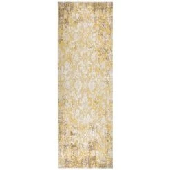 VidaXL Tapis à Tissage Plat D'extérieur 80x250 Cm Jaune - Jaune