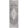 VidaXL Tapis à Tissage Plat D'extérieur 80x250 Cm Gris Clair - Gris
