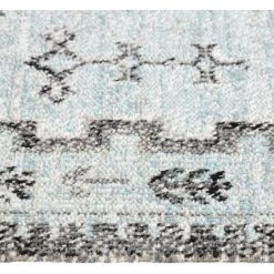 VidaXL Tapis à Tissage Plat D'extérieur 80x250 Cm Vert Et Gris - Vert -Tapis et paillasson Soldes 54635039 4