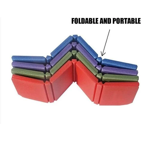 DENUOTOP Tapis De Camping Pliage Coussin En Mousse De Siège Pique-Nique Coussinet De Extérieur Camping Portable Rouge 2 DENUOTOP Tapis De Camping Pliage Coussin En Mousse De Siège Pique-Nique Coussinet De Extérieur Camping Portable Rouge – Image 2