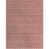 AVRIL PARIS Tapis Extérieur - 70x140cm - Rouge - 100% Polypropylène - 192 000pts/m2 - ST TROPEZ - Rouge
