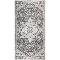 YOUTHUP Tapis à Tissage Plat D'extérieur 80x150 Cm Gris Clair - Gris