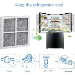 3 Pièces Réfrigérateur Filtre à Air, Filtres à Air à Charbon Actif, 81x81mm/3.19x3.19 Pouces, Filtres à Charbon Actif Pour Réfrigérateur, Trois Couches, Pour LG LT120F,Starlight 8 3 Pièces Réfrigérateur Filtre à Air, Filtres à Air à Charbon Actif, 81x81mm/3.19x3.19 Pouces, Filtres à Charbon Actif Pour Réfrigérateur, Trois Couches, Pour LG LT120F,Starlight -Tapis et paillasson Soldes 54902798 4