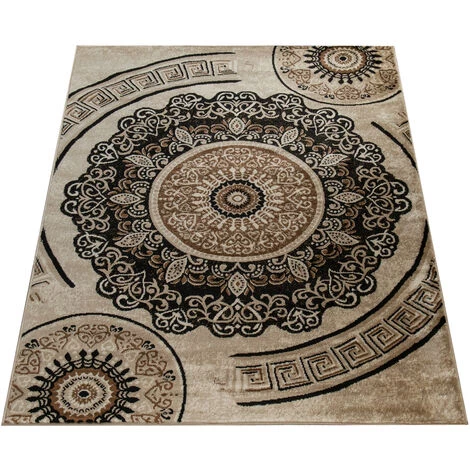 Paco Home Tapis De Créateur Motif Mandala Brun 60x100 Cm 2 Paco Home Tapis De Créateur Motif Mandala Brun 60x100 Cm – Image 2