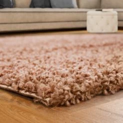 Paco Home Tapis Shaggy Longues Mèches En Terre Cuite 40x60 Cm -Tapis et paillasson Soldes 54908229 3