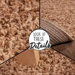 Paco Home Tapis Shaggy Longues Mèches En Terre Cuite 40x60 Cm -Tapis et paillasson Soldes 54908229 4