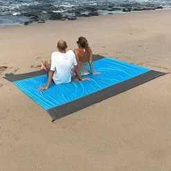Tapis De Plage EXTSUD Couverture De Pique-Nique Imperméable 200 X 210 Cm Anti Sable Pliable Portable Avec 4 Piquets Lavable 9 Tapis De Plage EXTSUD Couverture De Pique-Nique Imperméable 200 X 210 Cm Anti Sable Pliable Portable Avec 4 Piquets Lavable -Tapis et paillasson Soldes 54910611 5