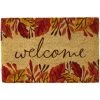 YESDEKO Paillasson Coco Terracotta 40x60cm Welcome