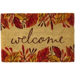 YESDEKO Paillasson Coco Terracotta 40x60cm Welcome