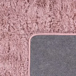 Paco Home Tapis Poils Longs Salon Shaggy Fausse Fourrure Fourrure Moelleux Rose Vieux Rose 60x100 Cm -Tapis et paillasson Soldes 54991884 5