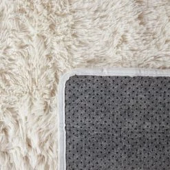 Paco Home Tapis De Salon Poil Long Shaggy Fausse Fourrure Pelucheux Pelucheux Crème Beige 80 Cm Rond -Tapis et paillasson Soldes 54991898 5