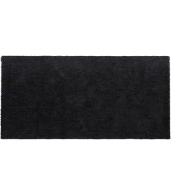 BELIANI Tapis En Tissu Noir 150x80cm - Noir