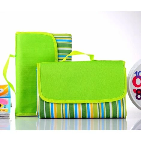 THSINDE Couverture Tapis De Pique-Nique, Imperméable Pliable Couverture Composée De Trois Couches Et Avec Poignée, Viscose, Pour Camping Jardin-A 1 THSINDE Couverture Tapis De Pique-Nique, Imperméable Pliable Couverture Composée De Trois Couches Et Avec Poignée, Viscose, Pour Camping Jardin-A