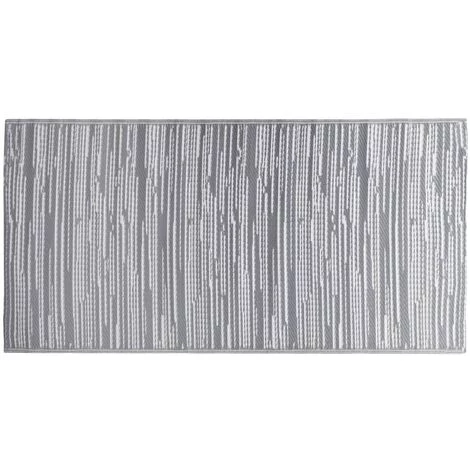 Topdeal Tapis D'extérieur Gris 80x150 Cm PP FF310436_FR 3 Topdeal Tapis D'extérieur Gris 80x150 Cm PP FF310436_FR – Image 3