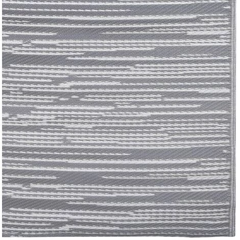 Topdeal Tapis D'extérieur Gris 80x150 Cm PP FF310436_FR 5 Topdeal Tapis D'extérieur Gris 80x150 Cm PP FF310436_FR – Image 5