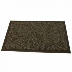 JARDIBRICODECO Paillasson De Porte Trappeur 40 X 60 Cm Anthracite