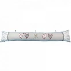 JARDIBRICODECO Bas De Porte Poules En Coton Et Lin