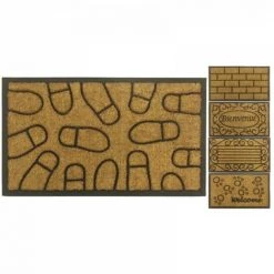 JARDIBRICODECO Paillasson En Latex Et Coco