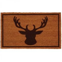 JARDIBRICODECO Paillasson Tête De Cerf