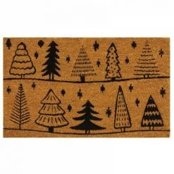 JARDIBRICODECO Paillasson Sapins En Coco