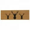 JARDIBRICODECO Paillasson En Coco 3 Cerfs