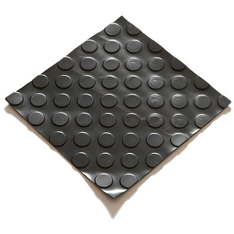 GARDENYA PLASTIK Tapis Pastillé En PVC Ultra Grip 120 Cm - Par Mètre Linéaire - Noir 2 GARDENYA PLASTIK Tapis Pastillé En PVC Ultra Grip 120 Cm - Par Mètre Linéaire - Noir – Image 2