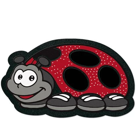 1001KDO POUR LA MAISON Tapis D'entree Demi Lune Coccinelle 1 1001KDO POUR LA MAISON Tapis D'entree Demi Lune Coccinelle