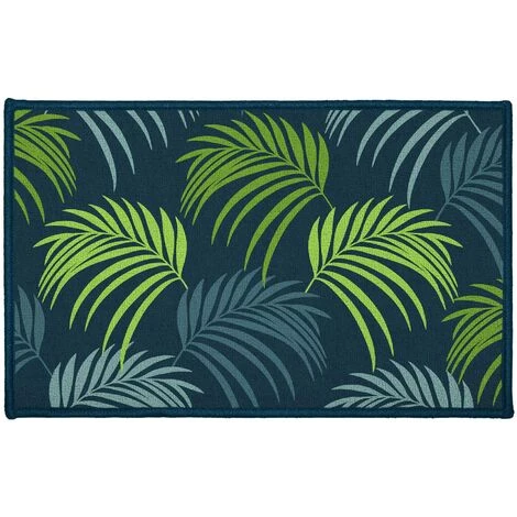 1001KDO POUR LA MAISON Tapis Multi-usage 50x80cm Blue Vegetal 1 1001KDO POUR LA MAISON Tapis Multi-usage 50x80cm Blue Vegetal
