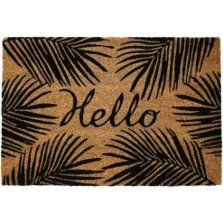 1001KDO POUR LA MAISON Paillasson Coco Imprimé Hello