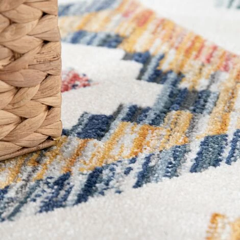 Paco Home Tapis De Salon Tapis Poils Ras Avec Boho Moderne Losanges Pastel Clair Coloré 60x100 Cm 4 Paco Home Tapis De Salon Tapis Poils Ras Avec Boho Moderne Losanges Pastel Clair Coloré 60x100 Cm – Image 4