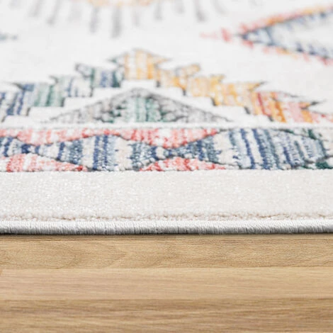 Paco Home Tapis Salon Tapis Poils Ras Moderne Diamant Scandinave Boho Pastel Avec Bordure 60x100 Cm 3 Paco Home Tapis Salon Tapis Poils Ras Moderne Diamant Scandinave Boho Pastel Avec Bordure 60x100 Cm – Image 3