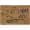 Relaxdays Paillasson Coco, Summer Loading, 40x60 Cm, Tapis Résistant Aux Intempéries, Intérieur, Extérieur, Coloré