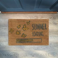 Relaxdays Paillasson Coco, Summer Loading, 40x60 Cm, Tapis Résistant Aux Intempéries, Intérieur, Extérieur, Coloré -Tapis et paillasson Soldes 55579065 3