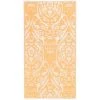 INLIFE Tapis D'extérieur Orange Et Blanc PP 80x150 Cm