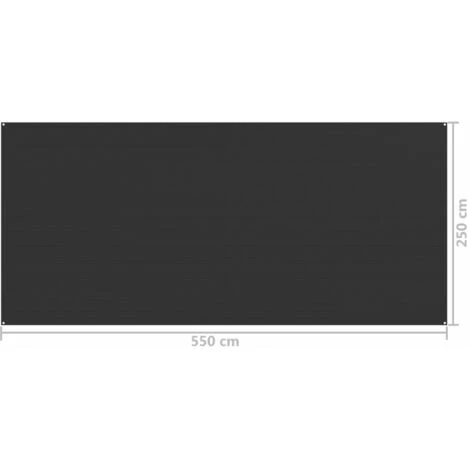 INLIFE Tapis De Tente 250x550 Cm Anthracite 4 INLIFE Tapis De Tente 250x550 Cm Anthracite – Image 4