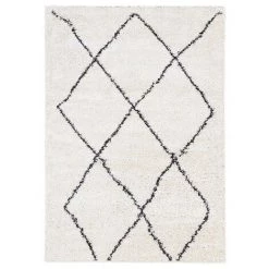 OZAIA Tapis Style Berbère LIGHT B - Beige Et Noir - 80 X 150 Cm - Noir, Ivoire 9 OZAIA Tapis Style Berbère LIGHT B - Beige Et Noir - 80 X 150 Cm - Noir, Ivoire -Tapis et paillasson Soldes 55881697 5