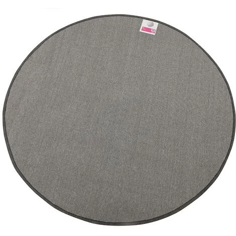 OZAIA Tapis Shaggy à Poils Longs Rond En Microfibre Brillant TAIKO - D. 200 Cm - Taupe - Taupe 2 OZAIA Tapis Shaggy à Poils Longs Rond En Microfibre Brillant TAIKO - D. 200 Cm - Taupe - Taupe – Image 2
