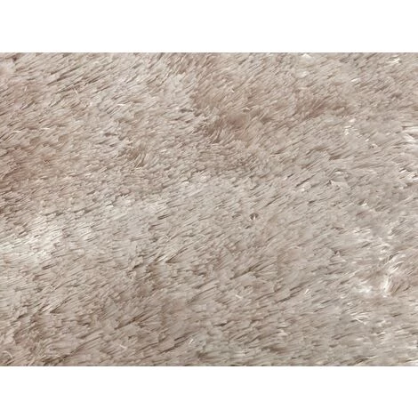 OZAIA Tapis Shaggy à Poils Longs Rond En Microfibre Brillant TAIKO - D. 200 Cm - Taupe - Taupe 5 OZAIA Tapis Shaggy à Poils Longs Rond En Microfibre Brillant TAIKO - D. 200 Cm - Taupe - Taupe – Image 5