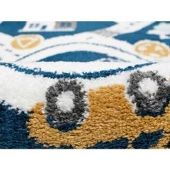 OZAIA Tapis Enfant ROADY - 100 X 150 Cm - Bleu, Beige Et Jaune - Bleu Nuit 5 OZAIA Tapis Enfant ROADY - 100 X 150 Cm - Bleu, Beige Et Jaune - Bleu Nuit -Tapis et paillasson Soldes 55882817 3