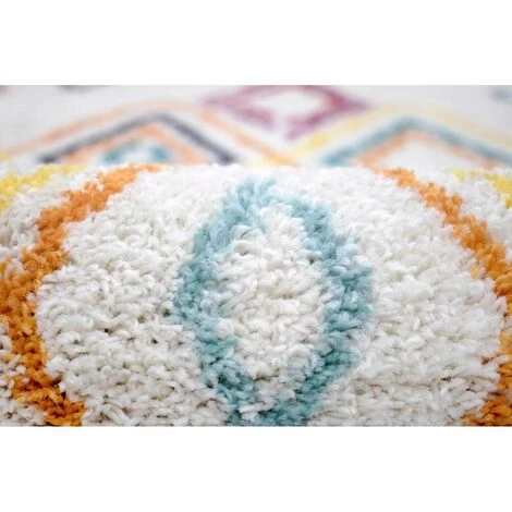 OZAIA Tapis De Couloir Style Berbère ANGKOR - 80 X 200 Cm - Beige Et Motifs Multicolores - Beige 3 OZAIA Tapis De Couloir Style Berbère ANGKOR - 80 X 200 Cm - Beige Et Motifs Multicolores - Beige – Image 3