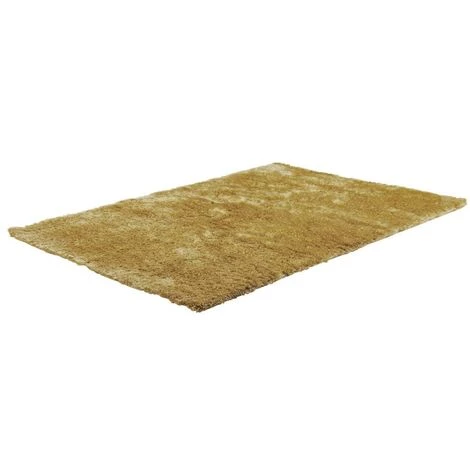 OZAIA Tapis Shaggy à Poils Longs GLITTER - 120 X 170 Cm - Doré - Doré 2 OZAIA Tapis Shaggy à Poils Longs GLITTER - 120 X 170 Cm - Doré - Doré – Image 2