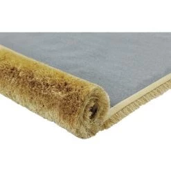 OZAIA Tapis Shaggy à Poils Longs GLITTER - 120 X 170 Cm - Doré - Doré 8 OZAIA Tapis Shaggy à Poils Longs GLITTER - 120 X 170 Cm - Doré - Doré -Tapis et paillasson Soldes 55883238 4