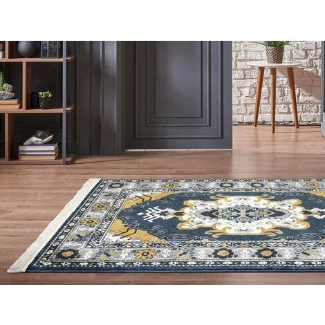 OZAIA Tapis Oriental à Franges LAHORE - 120 X 170 Cm - Multicolore - Multicolore 1 OZAIA Tapis Oriental à Franges LAHORE - 120 X 170 Cm - Multicolore - Multicolore