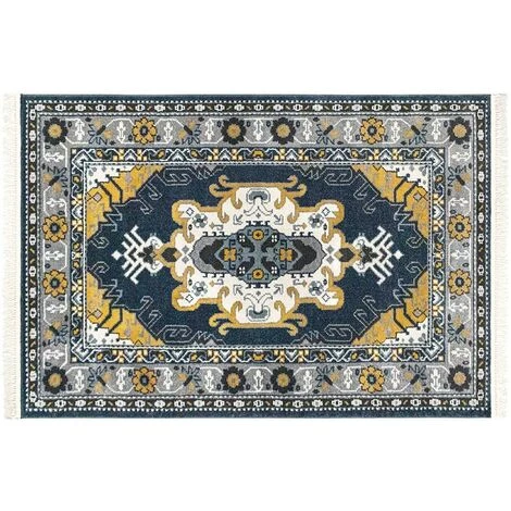 OZAIA Tapis Oriental à Franges LAHORE - 120 X 170 Cm - Multicolore - Multicolore 2 OZAIA Tapis Oriental à Franges LAHORE - 120 X 170 Cm - Multicolore - Multicolore – Image 2