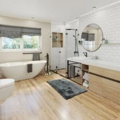 FLHF Tapis Shaggy Gris Foncé, 50x80 Cm -Tapis et paillasson Soldes 55949214 3