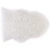 OZAIA Descente De Lit Imitation Peau De Mouton SHEEP - 90 X 65 Cm - Blanc